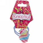 Резинки для волос 2 шт детские «Puppi- Пироженое», микс 4 цвета, d-3 см