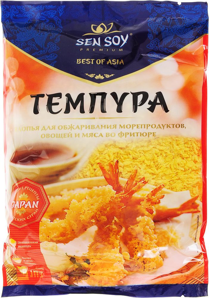 Сэн Сой Премиум Tempura Хлопья Панировочные 100г