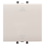 Переключатель одноклавишный модульный, "Avanti", "Ванильная дымка", 2 модуля