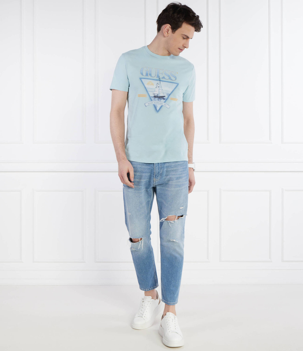 Футболка GUESS - бирюзовый(M4GI40 K9RM1)