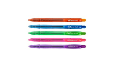 Ручка Silwerhof TROPIC авт. одноразовая 0.7мм синяя 026177-02