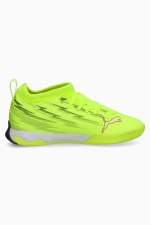 Футзалки Puma Ultra 6 Match+ Mid IT Junior - зеленый