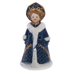 GAEM Подсвечник "Снегурочка, L8,5 W7 H16,5 см, 2в.
