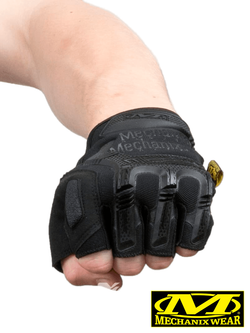 Перчатки беспалые Mechanix M-Pact Fingerless (реплика). Чёрный