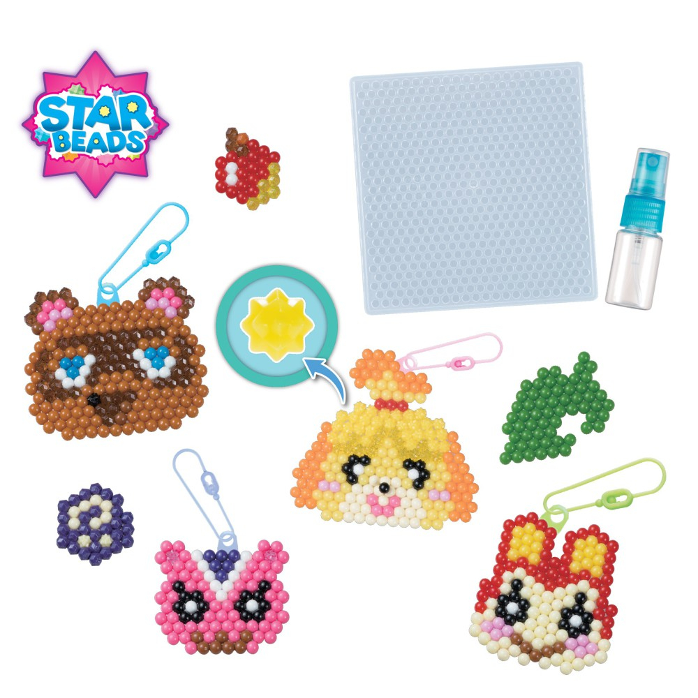 Aquabeads - Коралловые звездочки Набор персонажей Animal Crossing New Horizons 31832