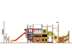 Игровой комплекс 07063.21 для детей 4-6 лет для уличной площадки