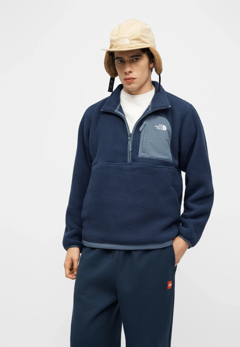 Мужская юмиори с застежкой-молнией The North Face 1/4 summit navy/granite grey