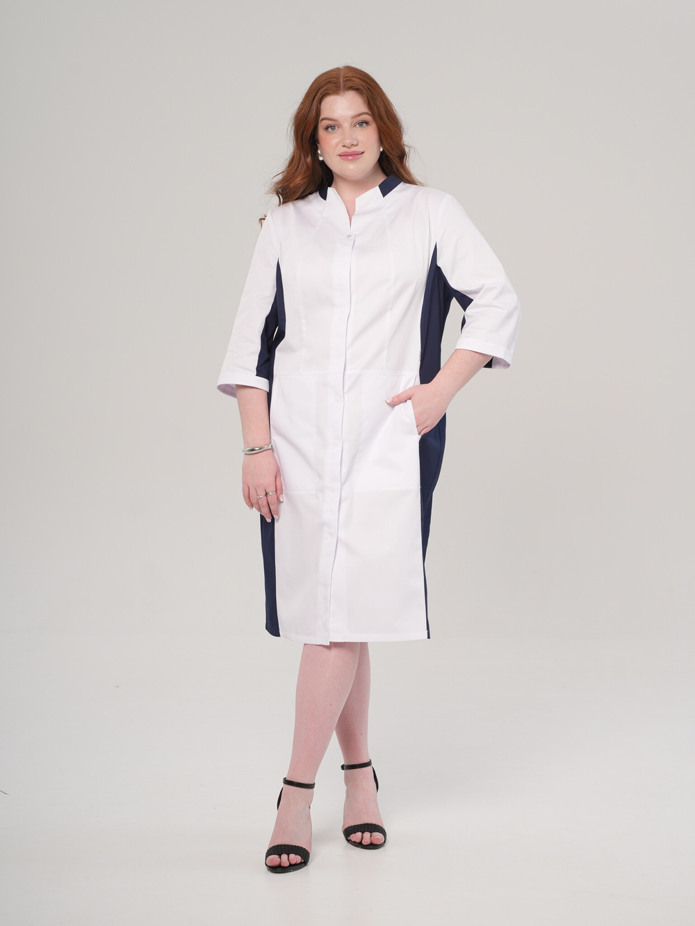 Халат медицинский женский | Х-253 ак 3/4 сатори