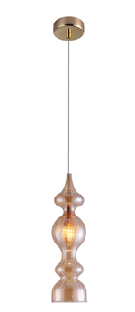 Подвесной светильник Crystal Lux IRIS SP1 A AMBER