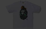 A Bathing Ape Space Camo Milo On Big Ape Tee