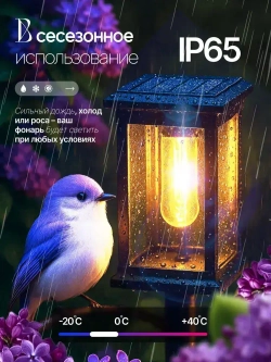 Светильник на солнечной батарее уличный