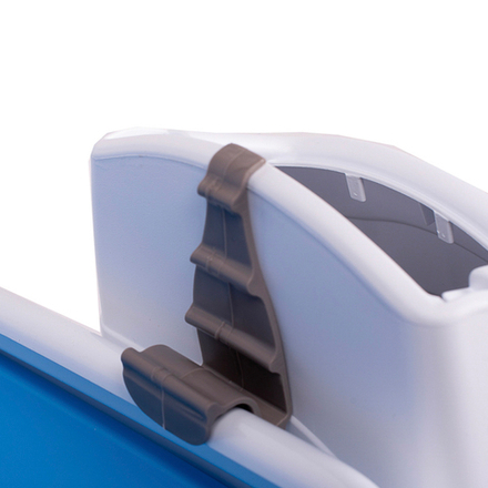 Туалет-лоток IMAC DUO для кошек с совочком на подставке голубой 50х40х15