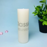 Свеча «Classic» 5*15см цвет белый ZD-004
