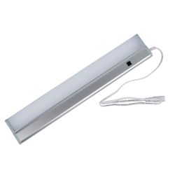 ULI-F41-5.5W-4200K-DIM SENSOR IP20 SILVER Панель линейная светодиодная ультратонкая. с бесконтактным выключателем. 300х53х14мм. 280Lm. Серебристый. ТМ Uniel