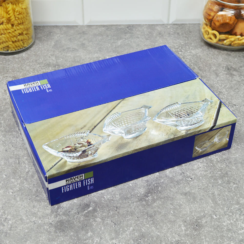 Набор икорниц 6шт 100мл "Fish"