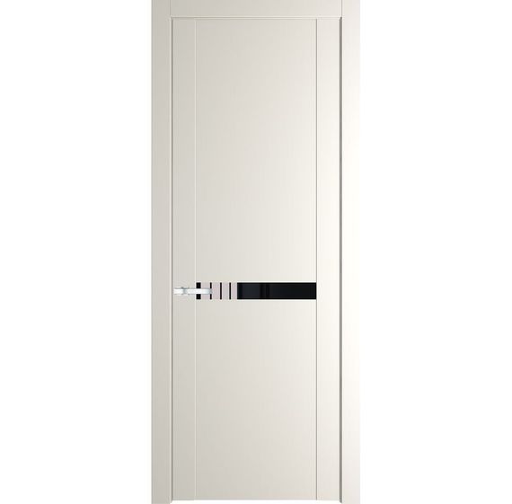 Межкомнатная дверь эмаль Profil Doors 1.4P перламутр белый остеклённая