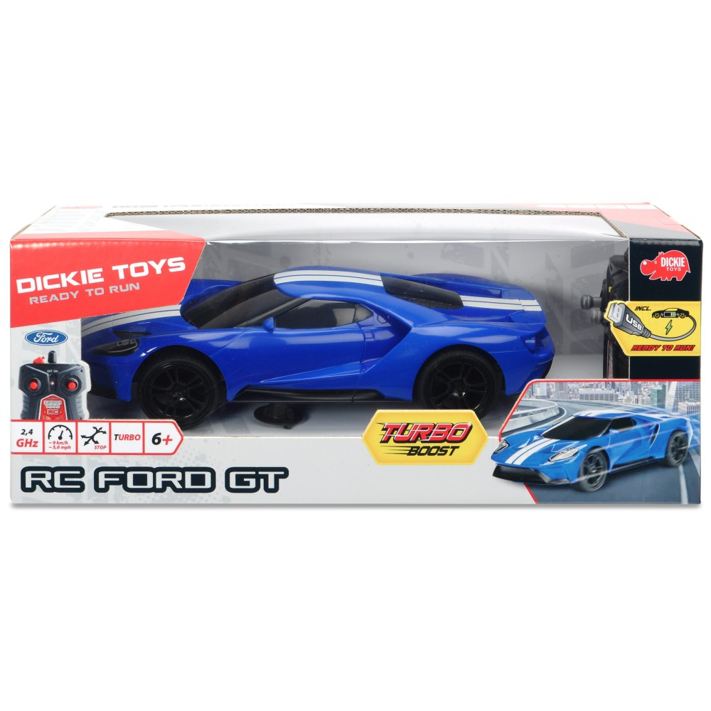 Радиоуправляемый автомобиль Dickie RC Ford GT 1106002 2017 1:16 2,4 ГГц — фото 2