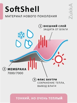 Комбинезон softshell детский демисезонный мембрана