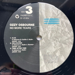 Виниловая пластинка LP Ozzy Osbourne No More Tears (Европейский Союз 2021)