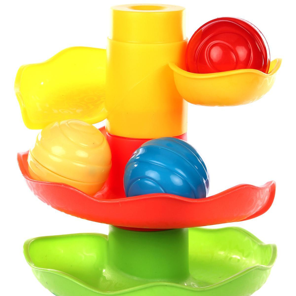 Пластмассовый игрушечный набор "Башня с шариками 1", сетка