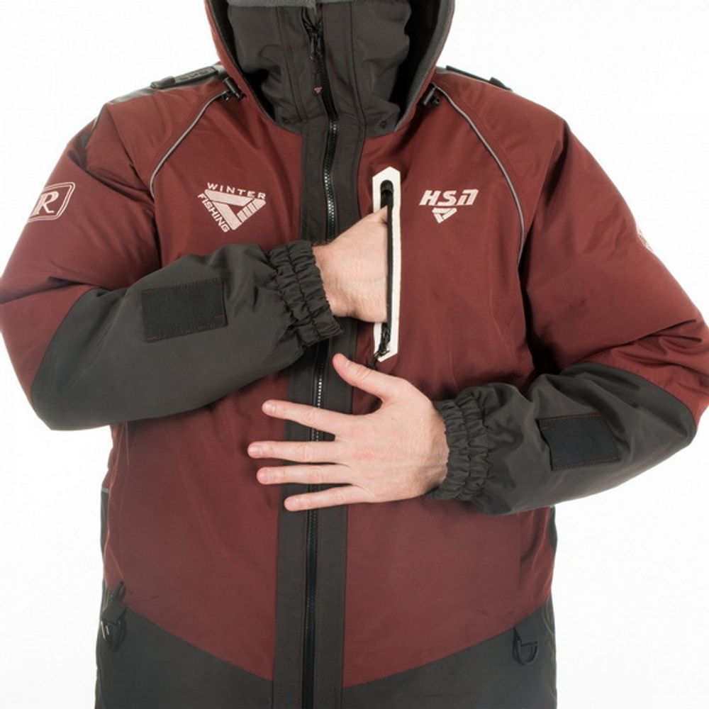 Костюм- поплавок зимний «RESCUER II NEW -45» HARDGUARD махагон