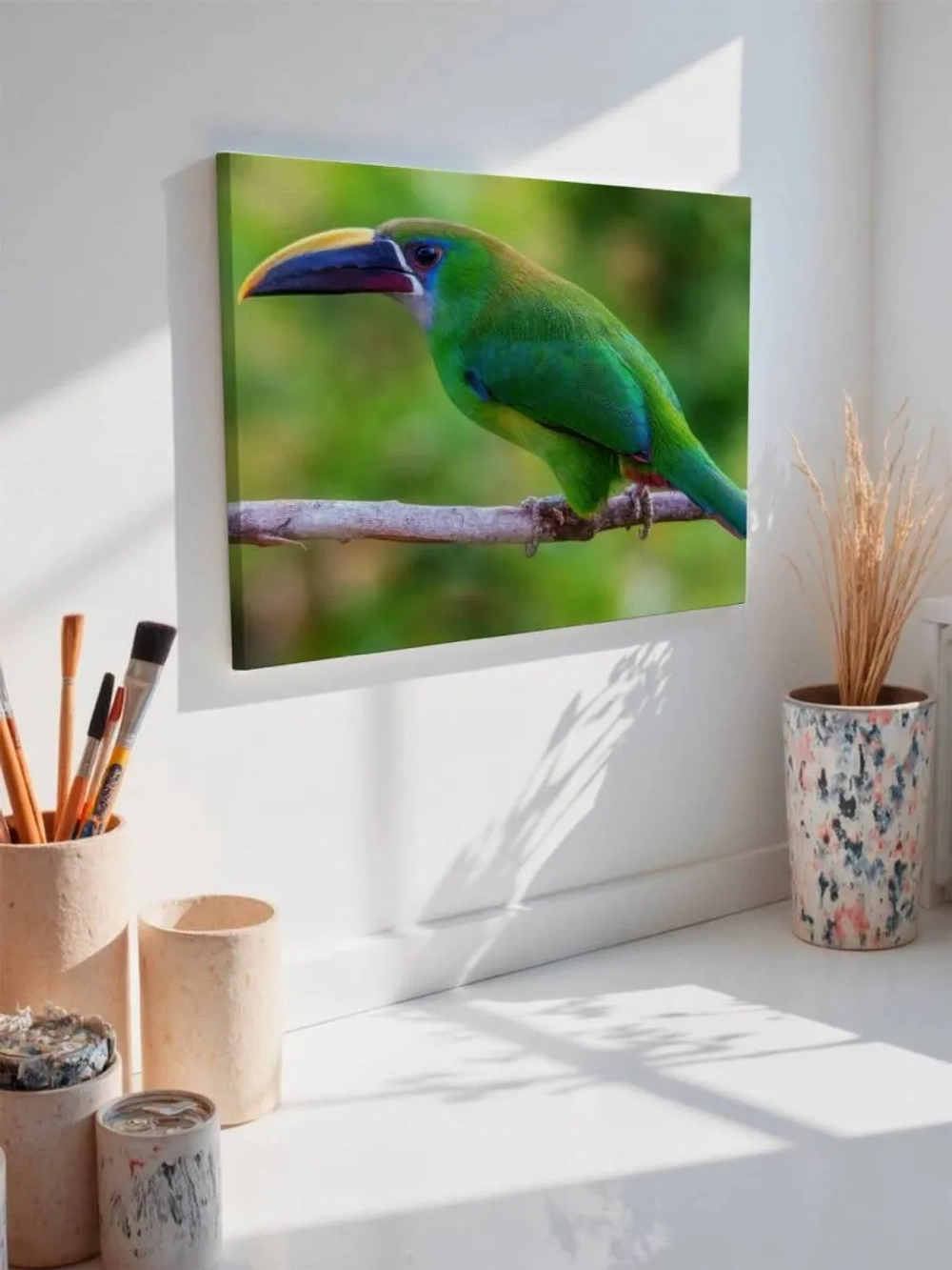 Картина на стену 40 X 50 Птица туканет