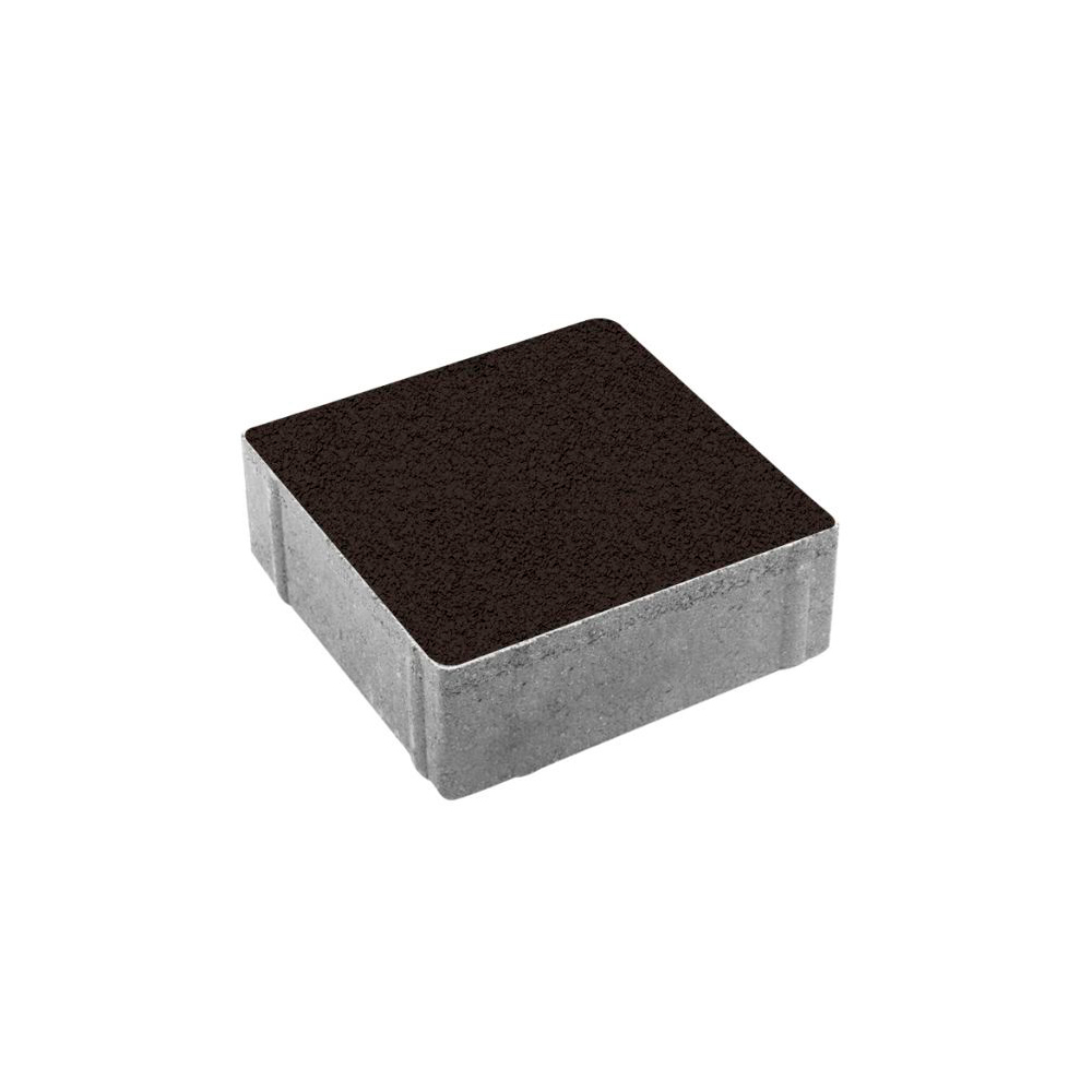 Тротуарная плитка КВАДРАТ 200х200 мм - Гранит Коричневый