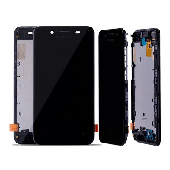 Дисплей для Lenovo A319 в сборе с тачскрином на рамке (Black)