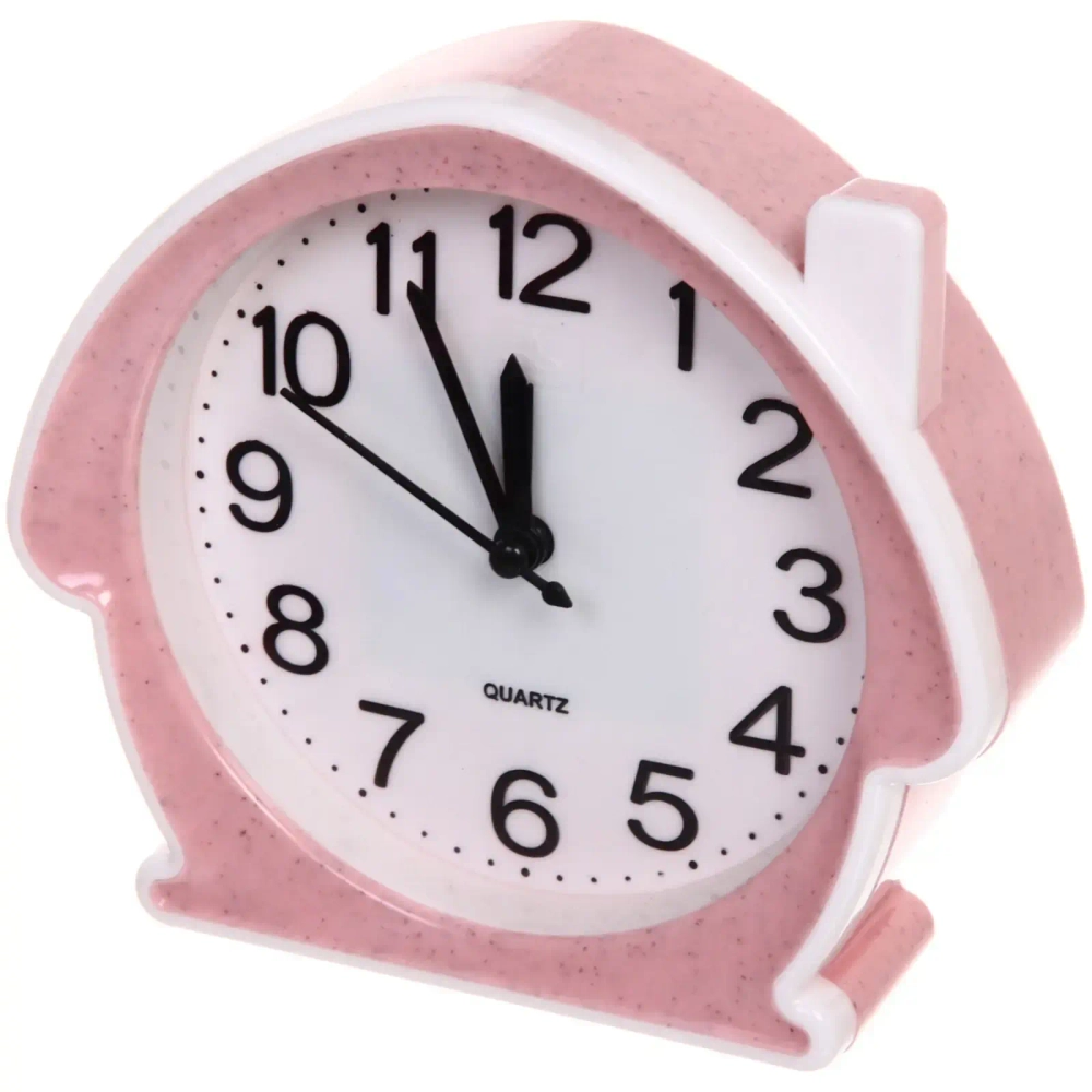 Будильник «Темари» домик розовый 14*15,5*4,5см G58