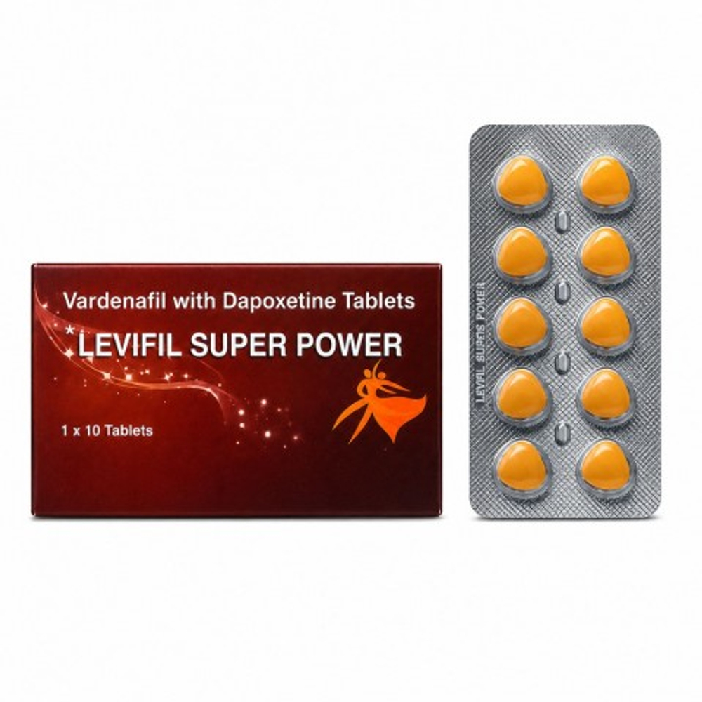 Мужской препарат Levifil Power (Vardenafil & Dapoxetine) 10 таб.