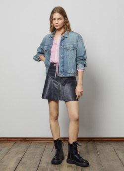 Джинсовая Куртка PEPE JEANS  свободного кроя