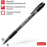 Ручка шариковая Luxor "Spark II" черная, 0,7мм, грип, 1шт