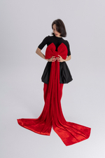 Вечернее мини платье баллон праздничное