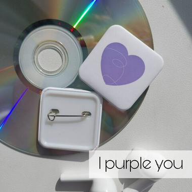 Значок / BTS / vhappiness / I purple you