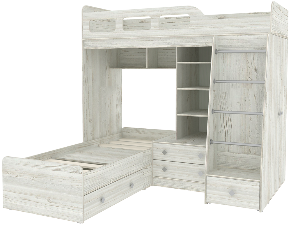 Двухъярусная кровать КарИВи Астра 4 Винтерберг Винтерберг