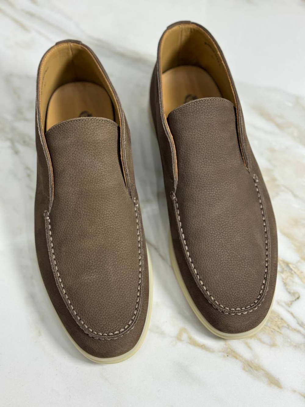 Высокие лоферы Loro Piana