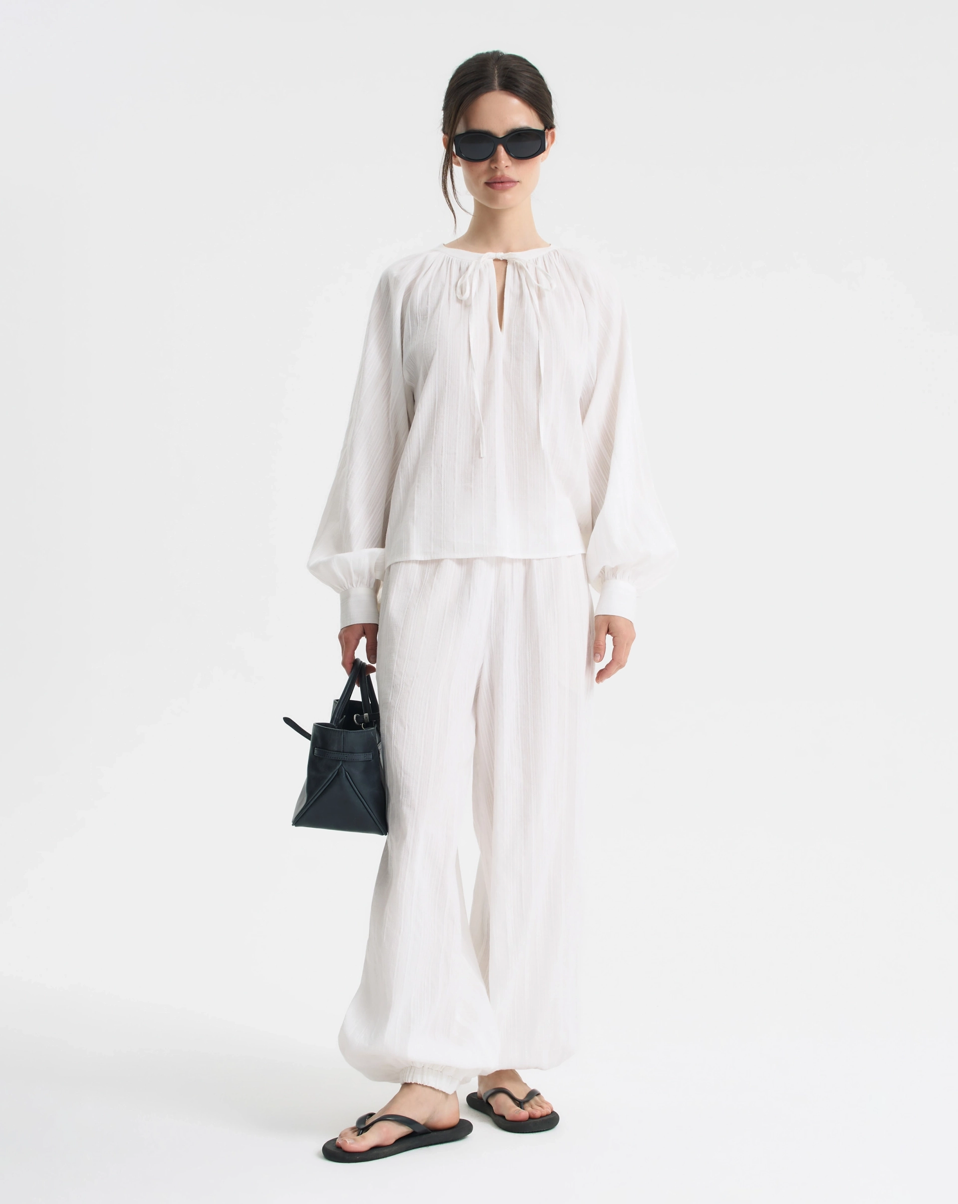 Блуза свободного кроя