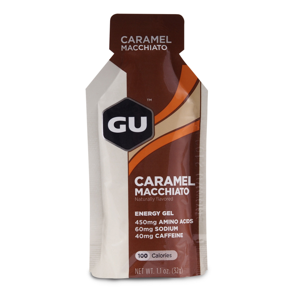 Гель энергетический GU ENERGY GEL (карамель-макиато), 32г 4шт