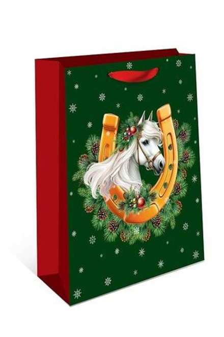 Пакет подар. бум. новогодн. 18*22*10см 157гр/м Символ года