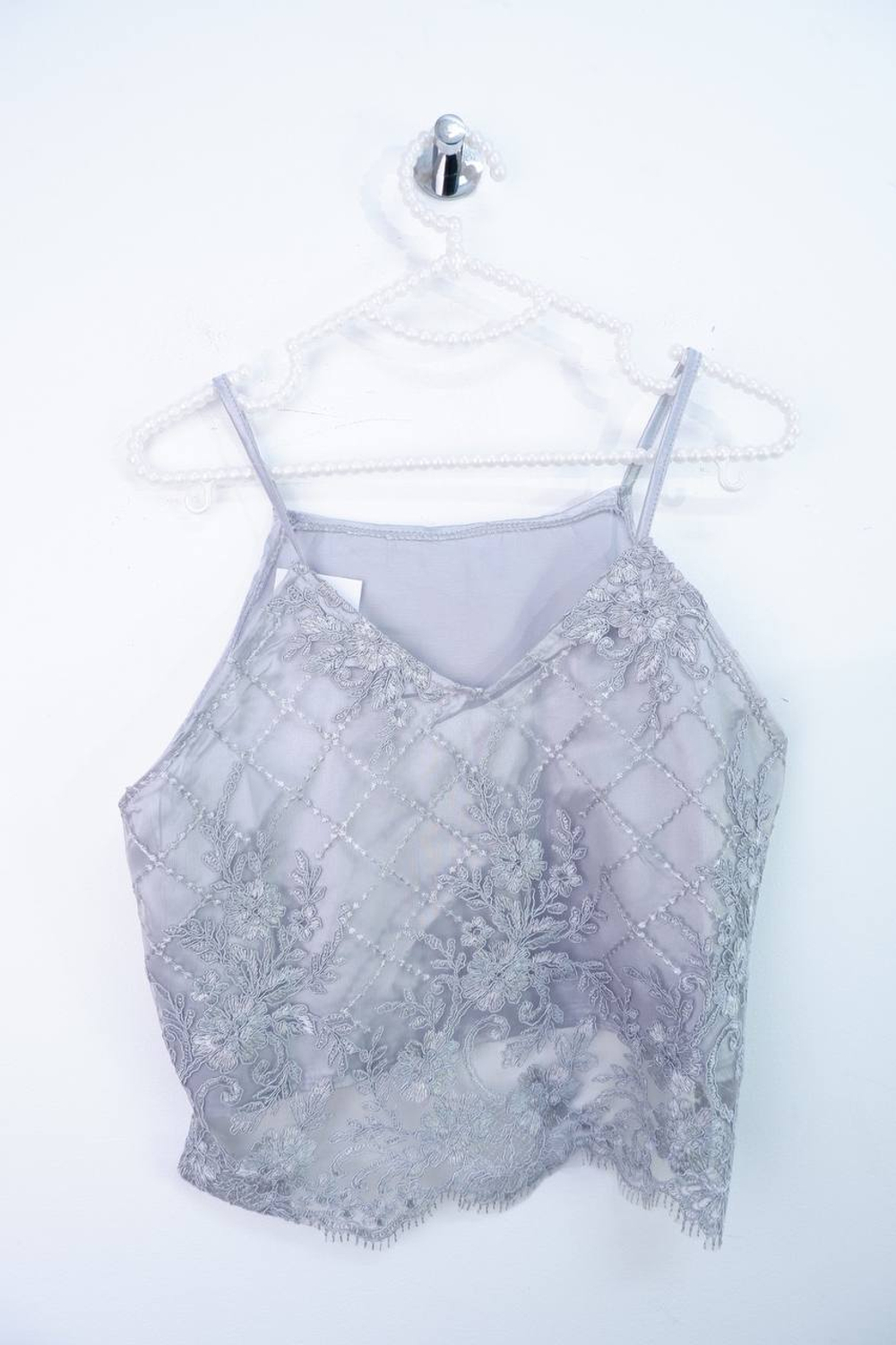 Топ кружевной, визуально на 44 размер, новый