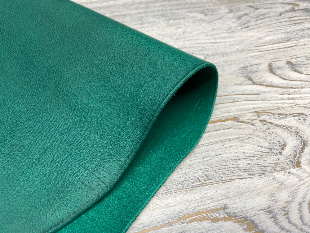 Natella Dark Emerald (1,4-1,6 мм), цв. Зеленый, натуральная кожа