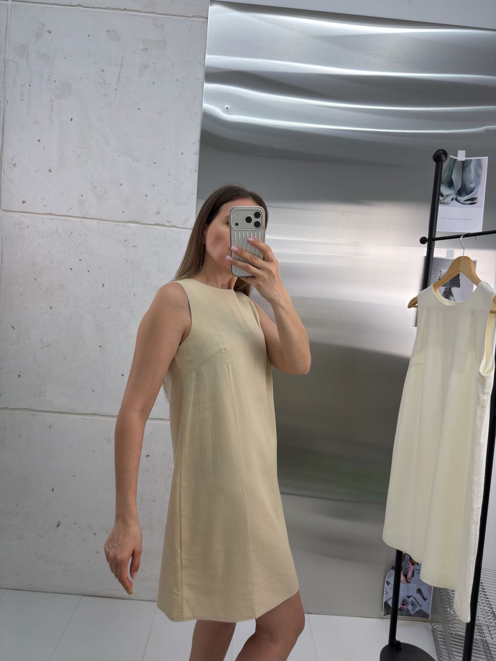 Платье льняное