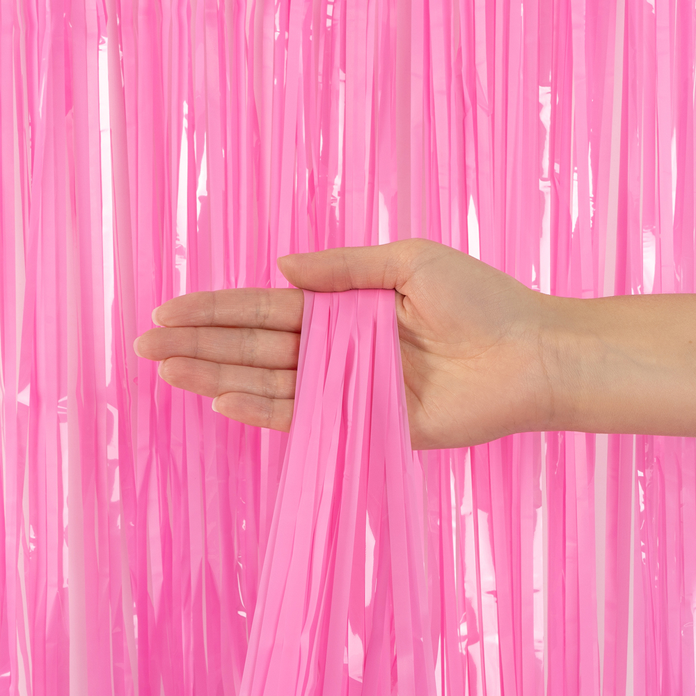 Занавес Дождик Светло-розовый, Макарунс, 100*200 см
