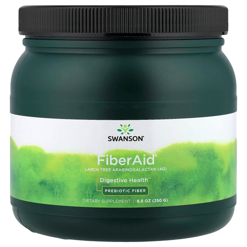 Swanson, арабиногалактан (AG), из лиственницы FiberAid®, 250 г (8,8 унции)