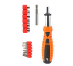 ОТВЕРТКА РЕВЕРСИВНАЯ SPARTA  БИТЫ И ТОРЦЕВЫЕ ГОЛОВКИ 14ПРЕД 115565