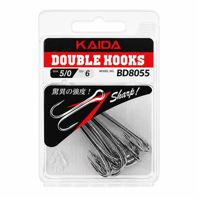 Набор крючков KAIDA BD8055-5/0 #12