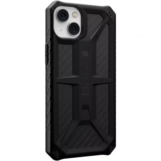 Чехол Uag Monarch для iPhone 14 Plus 6.7", цвет карбон (Carbon Fiber)