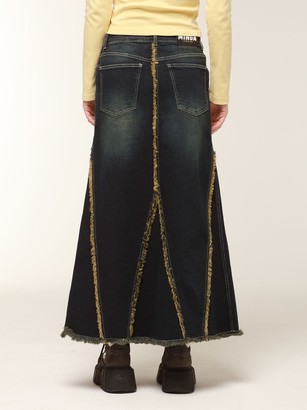 Юбка Maxi Dark Indingo Denim