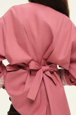 Укороченный тренч (((The Love Letter))), пыльно-розовый