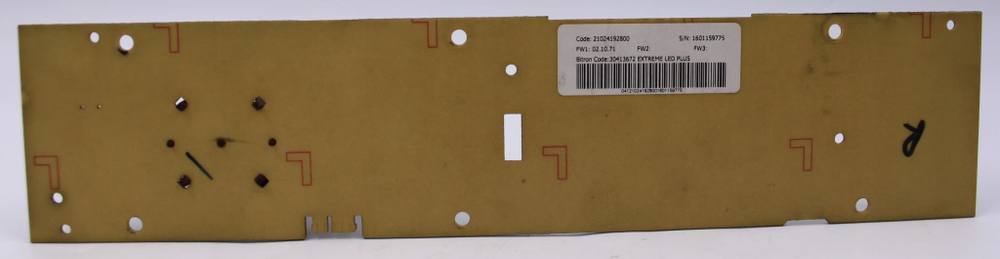 Модуль индикации 21024192800 (код прошивки fw 02.10.71) стиральной машины Indesit